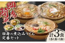 岐阜の味　田毎の煮込みうどん定番セット 即席 カンタン 麺 岐阜市/ラボレムス [ANFP003]