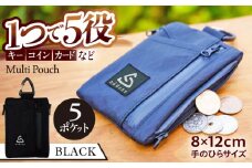 Multi Pouch（Black）/ sudsns [ANGB001]