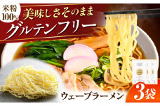【グルテンフリー】 のど越しツルツル！ 米粉ラーメン ウェーブ グルテンフリー ヌードル 岐阜市 / 小林生麺株式会社 [ANGM002]