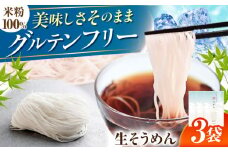 【グルテンフリー】 細くてもしっかりコシ！ 米粉生そうめん 無添加 グルテンフリー そうめん 米粉 岐阜市 / 小林生麺株式会社 [ANGM003]