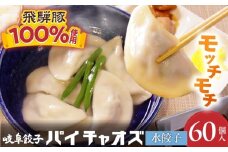 【茹でるだけ簡単！】 モチモチ食感！水餃子 60個入  餃子 中華 おつまみ 岐阜市 / MABUCHIKOGYO [ANEY005]