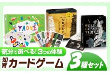 知育カードゲーム3種セット 「岐阜あるあるカルタ-YAONE-/シロブシン/ワードコンセプ塔」 お城 対戦 年末年始 岐阜市 / ヨツハシ [ANDD014]