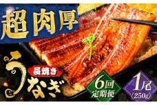 【全6回定期便】　国産うなぎの長焼き 鰻 たれ 肉厚 岐阜市 / 本格炭焼うな吉 [ANHH003]