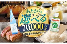 【あとから選べる】 岐阜県岐阜市ふるさとギフト 寄附金額7万円分 飛騨牛 トイレットペーパー 日本酒 スイーツ コーヒー 岐阜市 / 岐阜市ふるさと納税 [ANFT016]