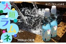 大垣ラムネ（200ｍｌ×24本）　自噴水を使用