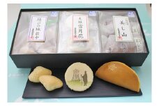 芭蕉元禄の街　大垣（雪月花・美し山・結びの地最中）