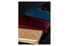 木製長財布「sciva」(シーヴァ) The Wallet 002 ブラック×ブラック