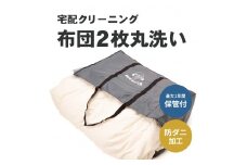 【最大1年間保管付！】羽毛布団丸洗い宅配クリーニング(2点)
