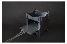 ソロキャンプ用ファイヤースタンドBLACK BOX 9