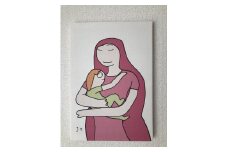 【秋の大感謝祭開催中！飛騨牛が抽選で当たる】絵画『まりあさま』小サイズ