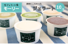 【生ジェラート家　モーリー】素材にこだわったジェラート 5種類各2個