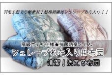 【秋の大感謝祭開催中！飛騨牛が抽選で当たる】【高級ホテル仕様】羽毛を超えた掛布団(SEK加工生地) カラー：ベージュ 寝具 岐阜県 大垣市