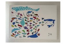 【秋の大感謝祭開催中！飛騨牛が抽選で当たる】絵画『ジョーズだぁ』大サイズ