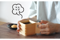 マスマグ(枡のマグカップ)