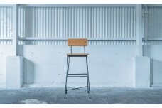 【9月30日〆飛騨牛が抽選で当たる】 SK COYNTER CHAIR -OAK- チェア 椅子 イス いす アイアン スチール アンティーク レトロ インテリア モダン シンプル スタイリッシュ 鉄製 SIKAKU 岐阜県 大垣市