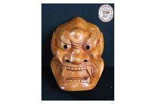 【数量限定】飛騨一位一刀彫 9号獅子口面  | 伝統工芸品 いちい イチイ 一位一刀彫 一位一刀 一刀彫 工芸品 縁起物 品 置物 木彫り 飛騨高山 吉野彫刻所 MC041