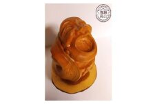 【数量限定】飛騨一位一刀彫 気楽坊（大） | 伝統工芸品 いちい イチイ 一位一刀彫 一位一刀 一刀彫 工芸品 縁起物 品 置物 木彫り 飛騨高山 吉野彫刻所 MC033