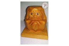 【数量限定】飛騨一位一刀彫 角達磨（大）| 伝統工芸品 いちい イチイ 一位一刀彫 一位一刀 一刀彫 工芸品 縁起物 品 置物 木彫り 飛騨高山 吉野彫刻所 MC016