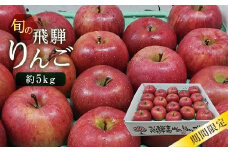 【数量限定/先行予約】飛騨りんご 約5kg (16個～20個）| 9月中旬～順次発送 リンゴ 品種おまかせ 旬のりんごを飛騨からお届け おいしい 大容量 飛騨高山 山本果樹園 MA005