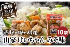 けいちゃん 山家 10袋 鶏ちゃん ケイちゃん ケーちゃん ケイチャン 鶏肉 鳥肉 ムネ肉 モモ肉 チキン 味付け肉 加工品 郷土料理 夕食  味噌 みそ 飛騨 b級グルメ 鉄板焼き 冷蔵 ファミリーストアさとう CY029