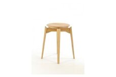 コスミックスツール OAK／板座スツール イス 椅子 飛騨の家具 飛騨家具 木馬舎 AY035