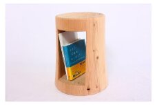 【nokutare】 シダー スツール 「 ceppo 」 （板座） 家具 椅子 スギ材 収納 家具 椅子 高さ 47cm 丸椅子 イス 木製 飛騨高山 ノクターレ CB039
