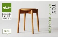 飛騨の家具 スツール TOY チェアWOS-1720（板座・高さ435ミリ）nissin | 木製 丸椅子 ダイニング 玄関 腰掛 無垢材 オーク 家具 おしゃれ 人気 おすすめ 新生活 一人暮らし 国産 飛騨家具 飛騨高山 日進木工 BW018