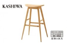 【KASHIWA】ハイスツール 飛騨の家具 オーク材 板座 人気 おすすめ 新生活 一人暮らし 国産 柏木工 飛騨家具 バーチェア ハイチェア 椅子 木製  AM038