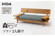 【飛騨の家具】飛騨産業 森のことば ソファ 2P 2人掛け SN14W  生地B-Cランク| 木工製品 飛騨家具 家具 飛騨高山 おしゃれ 人気 おすすめ 有限会社家具木の國屋 ES033