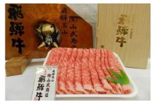 【数量限定】【高島屋選定品】飛騨牛ロース薄切り500g 飛騨牛 牛ロース 和牛 ロース ロース薄切り すき焼き しゃぶしゃぶ (株)高島屋 AT002