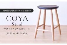 COYA Stool（座：ブラック＋脚：ナチュラル）| 家具 スツール 椅子 いす イス おしゃれ 人気 おすすめ 新生活 一人暮らし 国産 飛騨高山 COYA Fine Furniture LB002