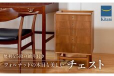 チェスト DFS-45CHT/WN インテリア タンス チェスト 天然木 ウォルナット 飛騨 高山 キタニ キタニジャパン GP004　