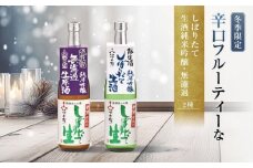 【冬季限定】 辛口フルーティーな「しぼりたて生酒純米吟醸・無濾過」セット(720ml×2種）| しぼりたて 新酒 生酒 原酒 純米吟醸 無濾過 深山菊 地酒 飲み比べ 飛騨 高山 有限会社舩坂酒造店 FB026