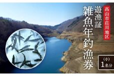 高山市荘川地区 遊漁証・年釣漁券(雑魚) (小)1名分 | 釣り 遊漁証 年釣り 荘川 庄川 庄川漁業協同組合 アウトドア 飛騨高山 桜の郷猿丸管理組合 NN015