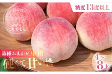 【2025年先行予約】飛騨のたから桃 糖度13度以上 硬肉品種 （4-8玉）※8月末～順次お届け | 小箱 桃 贈答用 最高級 甘い 硬い 品種 硬い桃 桃  朝採れ 高級 ギフト 品種お任せ ( 川中島 幸茜 初秋白桃 シーエックス) 飛騨高山 つむぎ果樹園 GH007