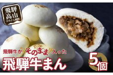 飛騨牛まん 5個セット 中華まん にくまん 牛まん 飛騨牛 ｜ おすすめ 人気 あったか レンチン みそ味  肉 牛肉 加工品 レトルト 点心 飛騨牛 中華総菜 食品 おかず 人気 おすすめ 送料無料 ギフト株式会社清水弥生堂 GV007