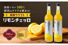 飛騨クラフト リモンチェッロ 500ml×2本 | リキュール 酒 お酒 国産 レモン 飛騨高山 森瓦店 MM005VC13