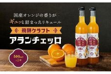 飛騨クラフト アランチェッロ 500ml 2本セット | リキュール 酒 お酒 国産 オレンジ 飛騨高山 森瓦店 MM011VC13