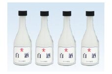 白酒 300ml×4本 ｜ 甘く おいしい さっぱり お酒  米麴 お料理にに大活躍 大のや醸造  AJ003VC13
