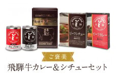 ご褒美飛騨牛カレー＆シチューセット | ご自愛セット レトルト 食品 おいしい ご当地 飛騨牛 食べ比べ 産業振興協会 LG016