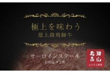 【飛騨地方肥育限定】飛騨牛サーロインステーキ用 200g×2枚 | 飛騨牛 肉 牛肉 食品 ステーキ 精肉店 和牛 おいしい 飛騨高山 天狗中央精肉店 SS001
