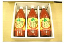 飛騨久々野 完熟とまとジュース 1L×3本 | 何も足さないピュアな逸品をどうぞ トマトジュース 完熟 とまと 飛騨高山 ひだ桃源郷 CN003