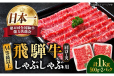【飛騨牛 しゃぶしゃぶ用】 A4 等級以上 ロース / 肩ロース 1kg 和牛 ブランド牛 国産 牛肉 多治見市 / 渡辺精肉店 [TAZ011]