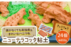 【 おうち時間 で 簡単工作 】焼かなくても丈夫！  ニュー テラコッタ 粘土【 美濃粘土 】≪多治見市≫ 工作用 自由研究 夏休み [TBD008]