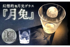 【蓄えた光を暗闇で放つ】幻想的なグラス 月光グラス 『月兔』 食器 コップ カップ 多治見市 / 片岡ケース製作所 [TAH001]