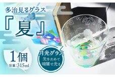 【蓄えた光を暗闇で放つ】幻想的なグラス 多治見るグラス 『夏』【片岡ケース製作所】≪多治見市≫ 食器 コップ カップ[TAH003]