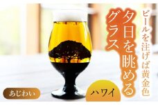 夕日を眺める グラス あじわい『ハワイ』【丸モ高木陶器】 ビールグラス 酒器 贈答  [TBA166]