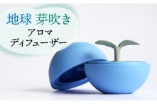 【美濃焼】アロマディフューザー 誕生シリーズ 「地球芽吹き」【丸健製陶】 コードレス 水なし [TAY020]