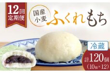 【12回定期便】 国産 小麦の ふくれもち （ 冷蔵 ）   計120個 　 ベーグル 冷蔵 国産小麦 多治見市/ひとてま屋   [TDS004]