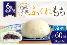 【6回定期便】 国産 小麦の ふくれもち （ 冷凍 ）   計60個 　ベーグル あんこ もちもち 多治見市/ひとてま屋   [TDS007]